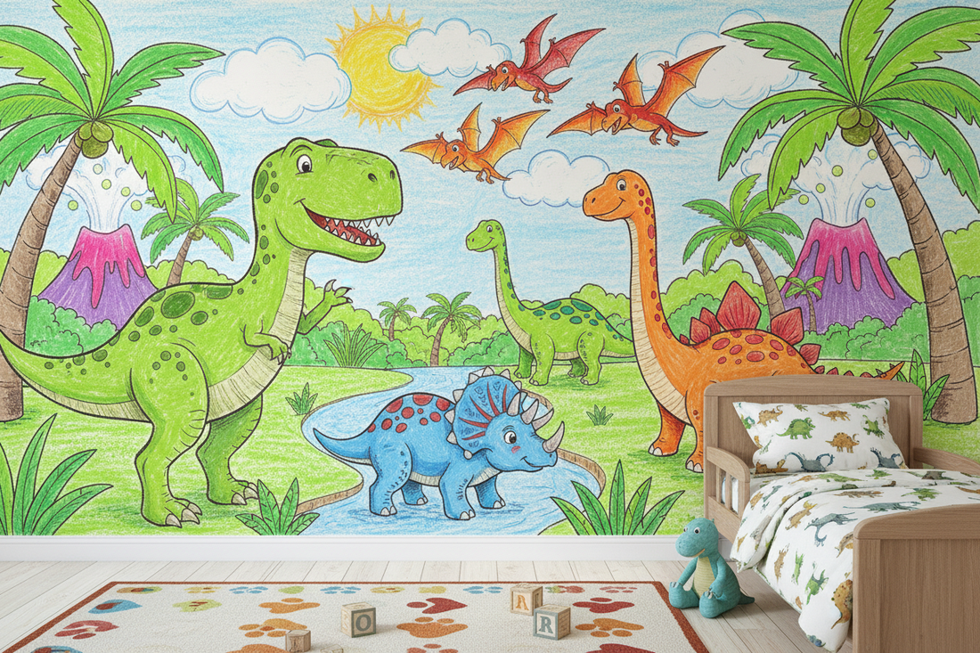 Dinosaurier Wanddeko fürs Kinderzimmer – Kompletter Ratgeber