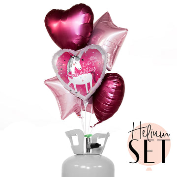 Helium Set - Geburtstag Einhorn