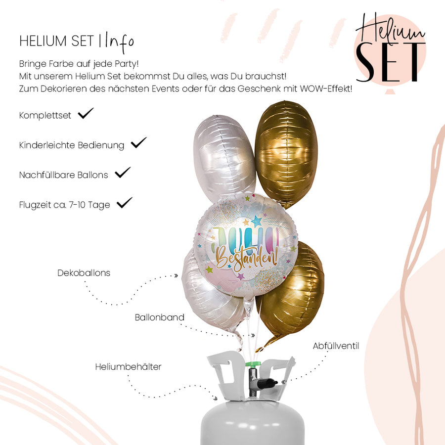 Helium Set - JUHU Bestanden!