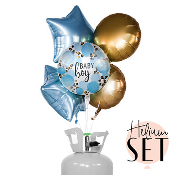 Helium Set - Baby Boy Leopard