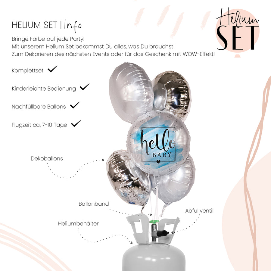 Helium Set - Welcome to the World, Baby Boy!