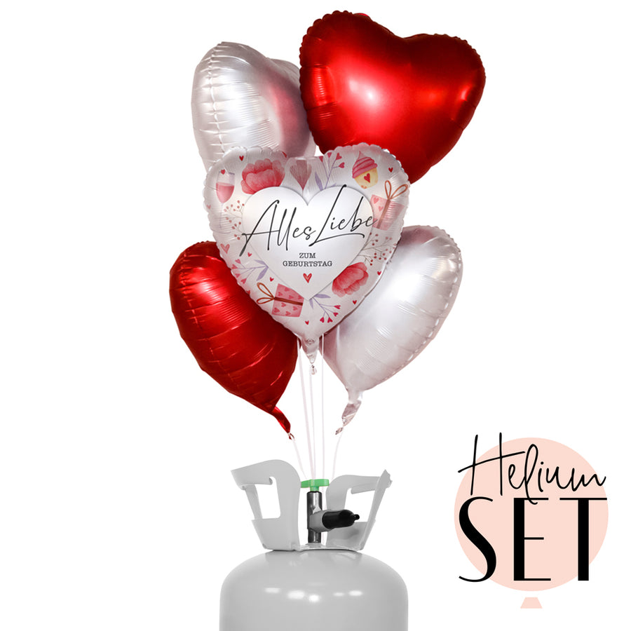 Helium Set - Lovely Birthday Wishes