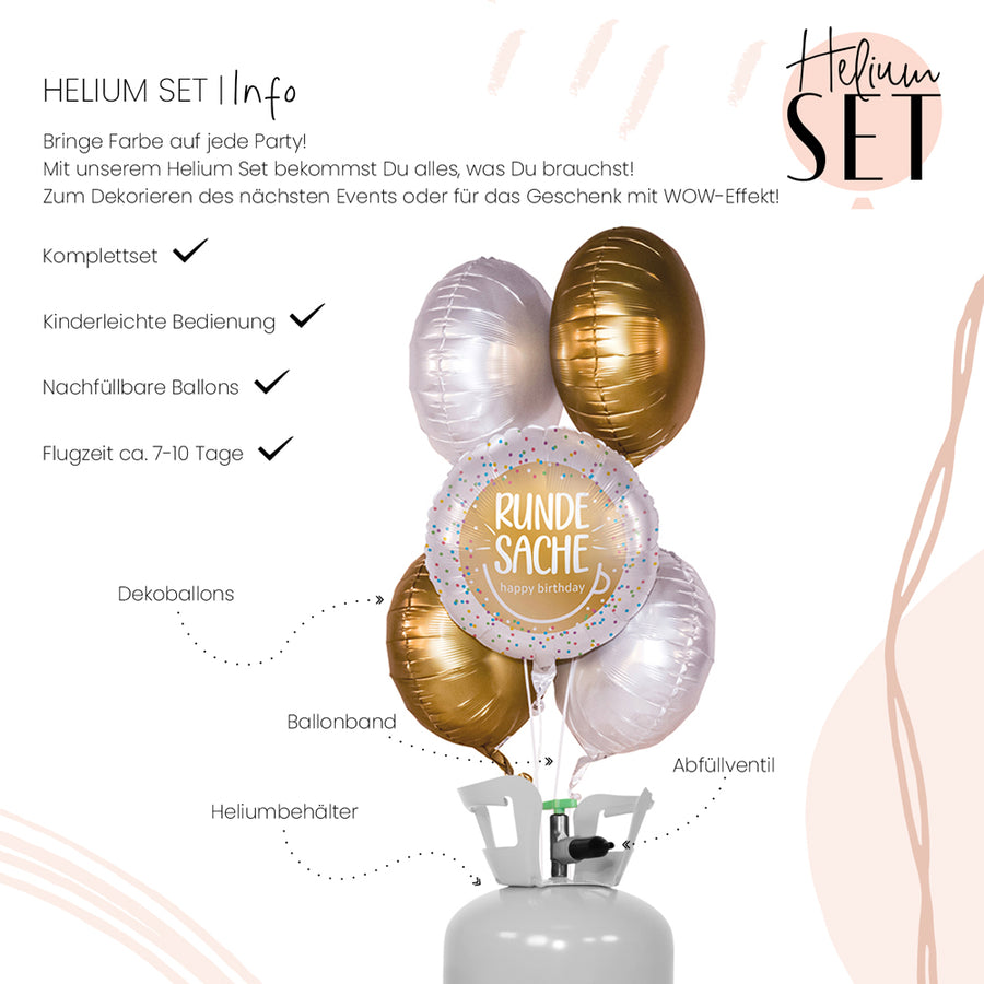 Helium Set - Runde Sache