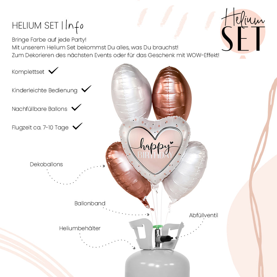 Helium Set - Glossy Birthday