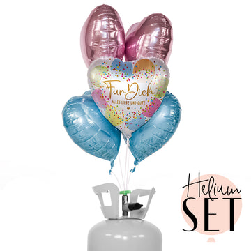 Helium Set - Für Dich Konfetti