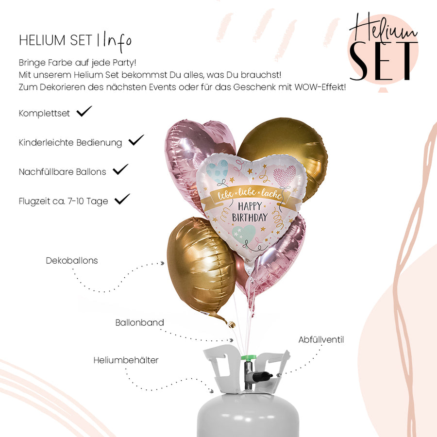 Helium Set - Lebe Liebe Lache