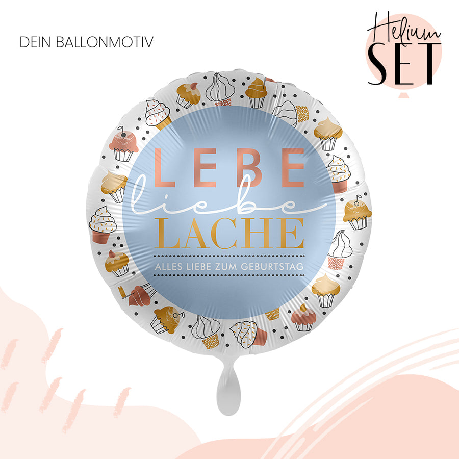 Helium Set - Lebe Liebe Lache Birthday