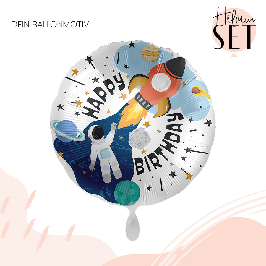 Helium Set - Birthday Outer Space