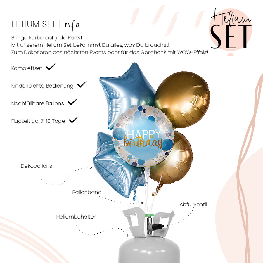 Helium Set - Lucky Birthday