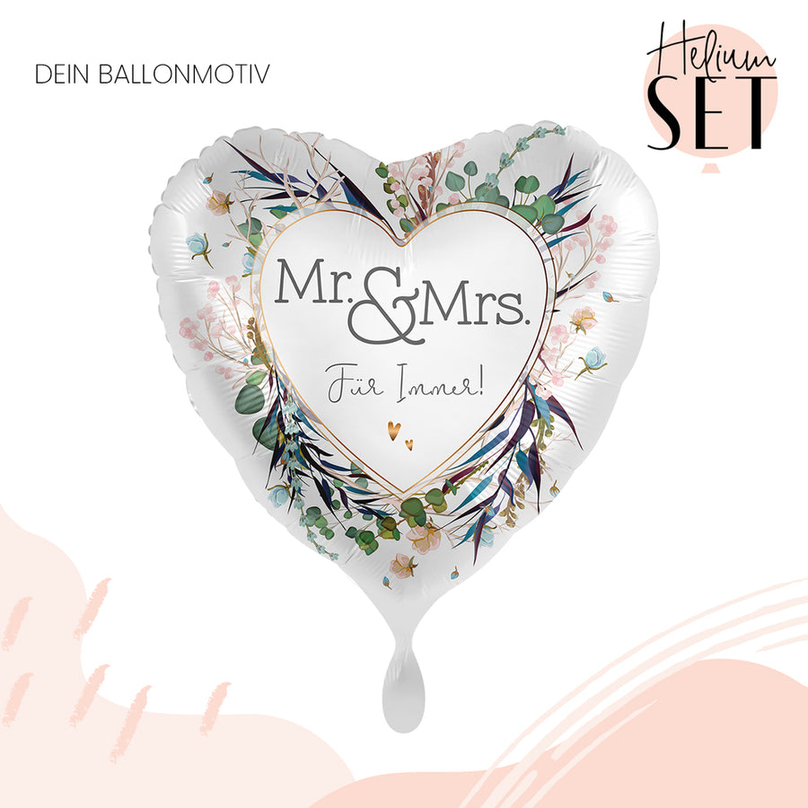 Helium Set - Mr. & Mrs.