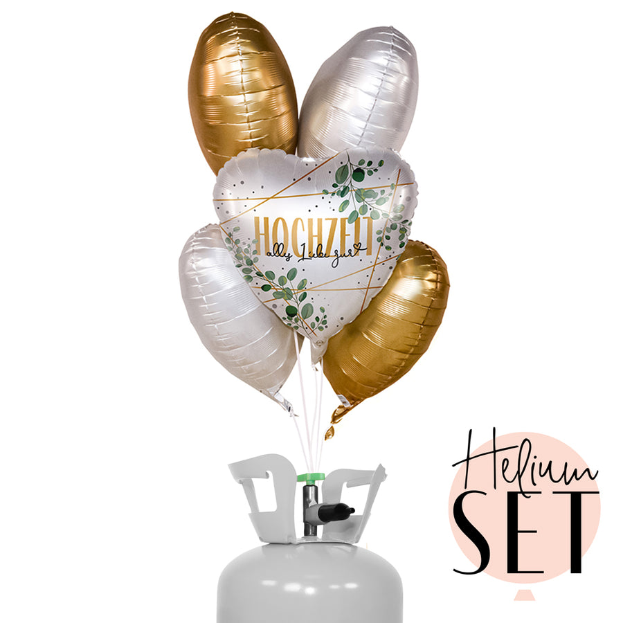 Helium Set - Hochzeit Eukalyptus