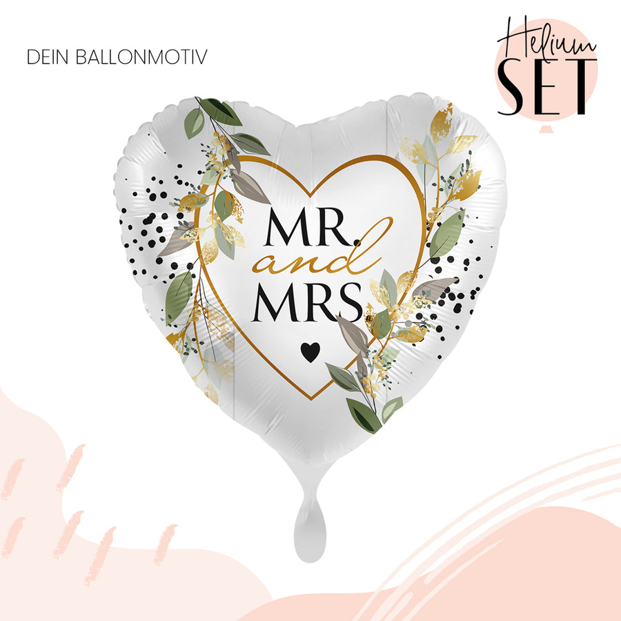 Helium Set - Mr. & Mrs. Botanical