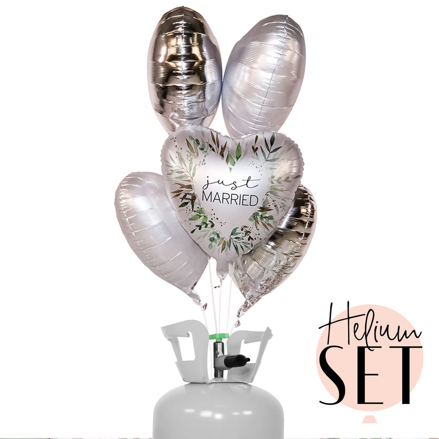 Helium Set - Natural Greenery Wedding