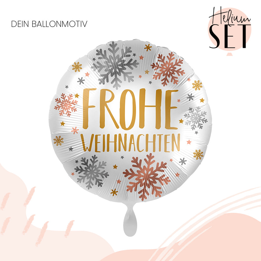 Helium Set - Weihnachten Snowflakes