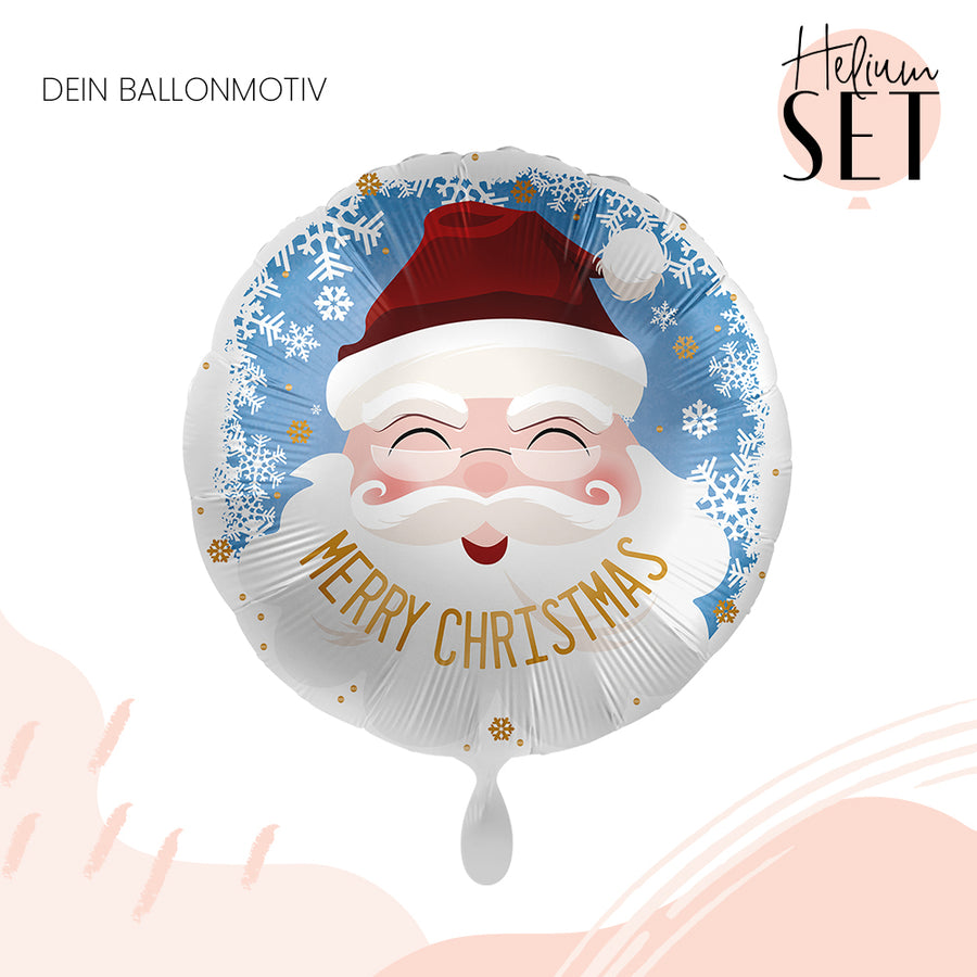 Helium Set - Santa Merry Christmas