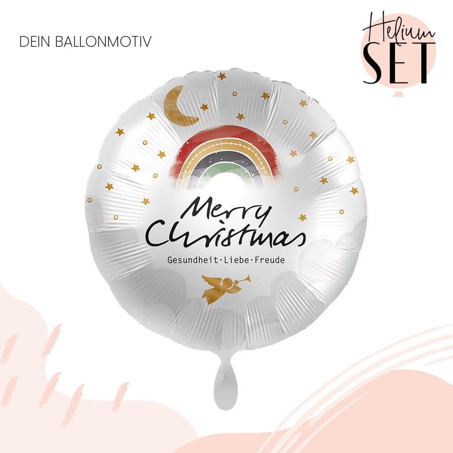 Helium Set - Christmas Rainbow Wishes