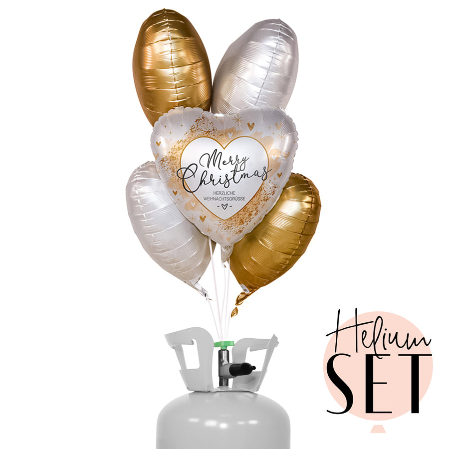 Helium Set - Smooth Christmas Gold