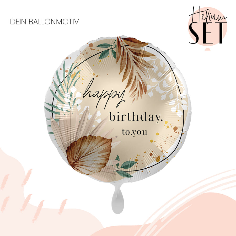 Helium Set - Bohemian Birthday