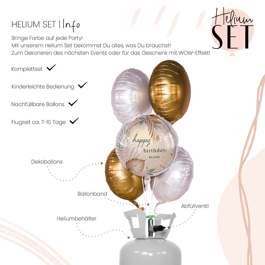 Helium Set - Bohemian Birthday