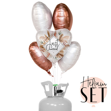 Helium Set - Natural Pampas Wedding