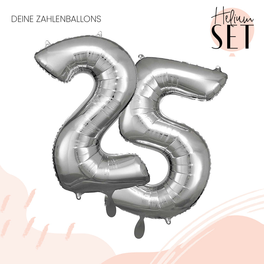 Helium Set - Silver Twenty Five