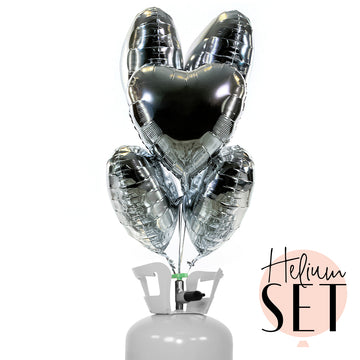 Helium Set - Glossy - Pure Silver - Herz