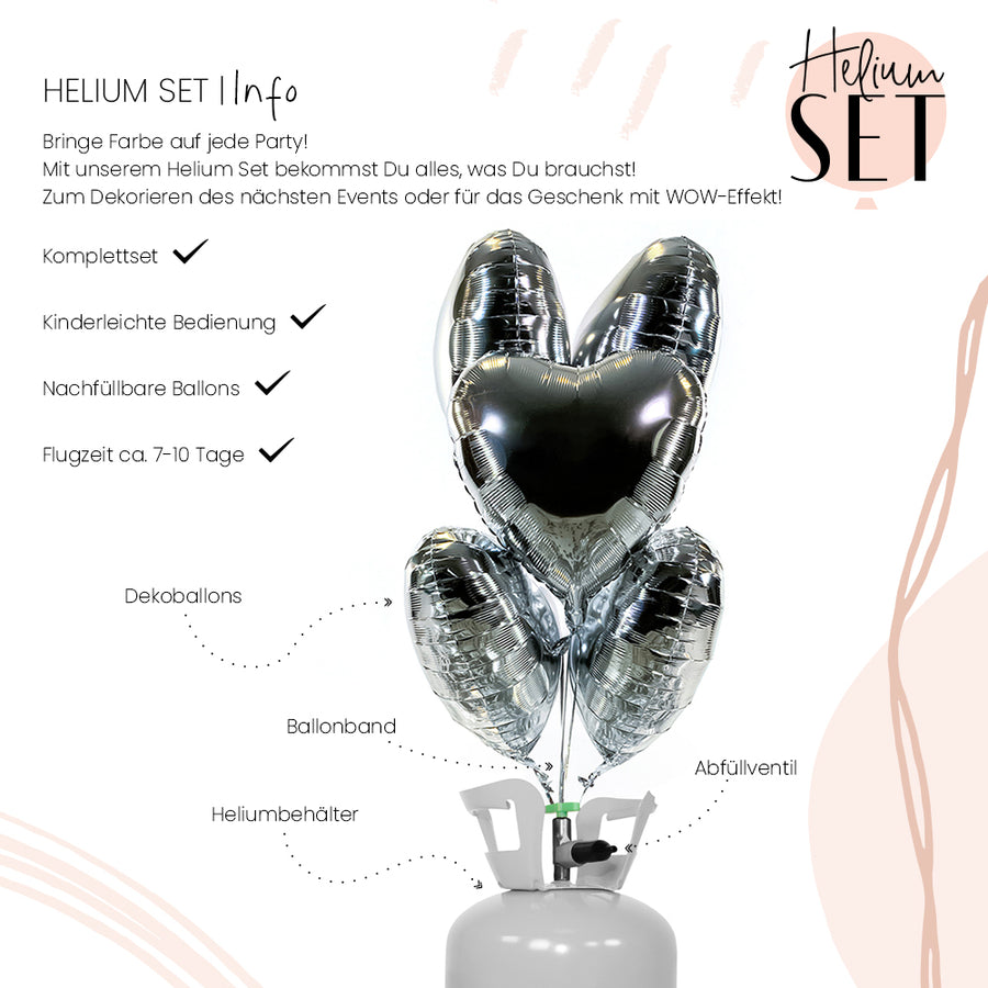 Helium Set - Glossy - Pure Silver - Herz