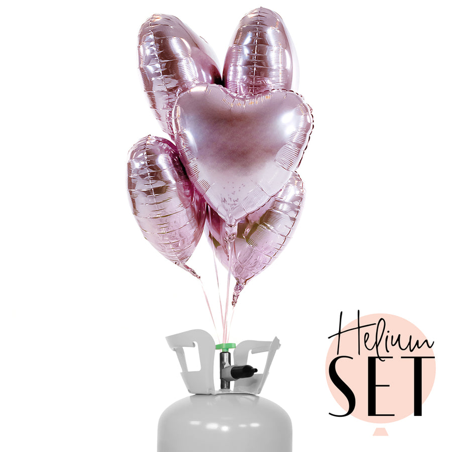 Helium Set - Glossy - Blush Baby - Herz