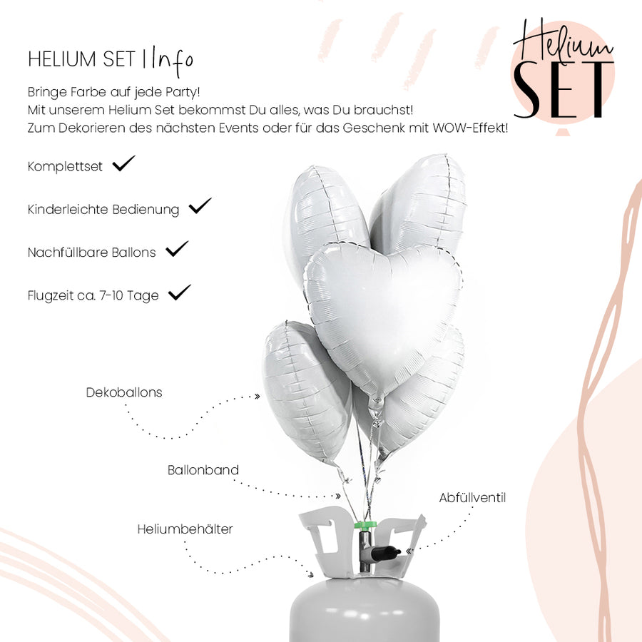 Helium Set - Glossy - Simply White - Herz