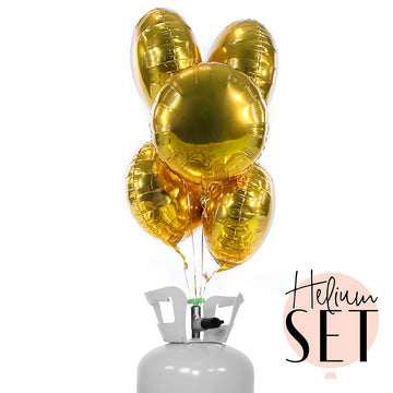 Helium Set - Glossy - YOU´RE GOLD, Baby! - Rund