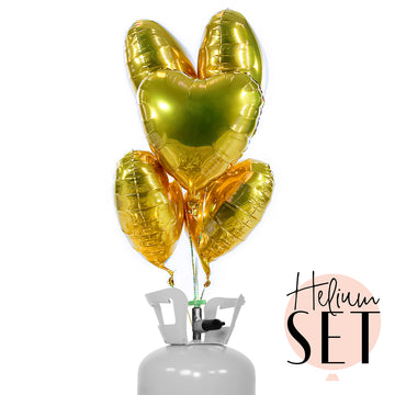 Helium Set - Glossy - YOU´RE GOLD, Baby! Herz