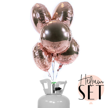 Helium Set - Glossy - Royal Rosegold - Rund