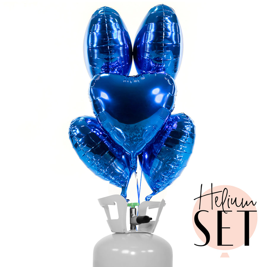 Helium Set - Glossy - Saphir Blue - Herz