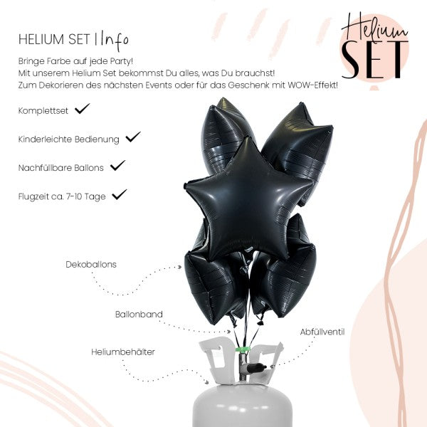 Helium Set - Matte - Jet Black - Stern