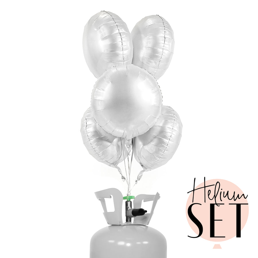 Helium Set - Matte - Simply White - Rund