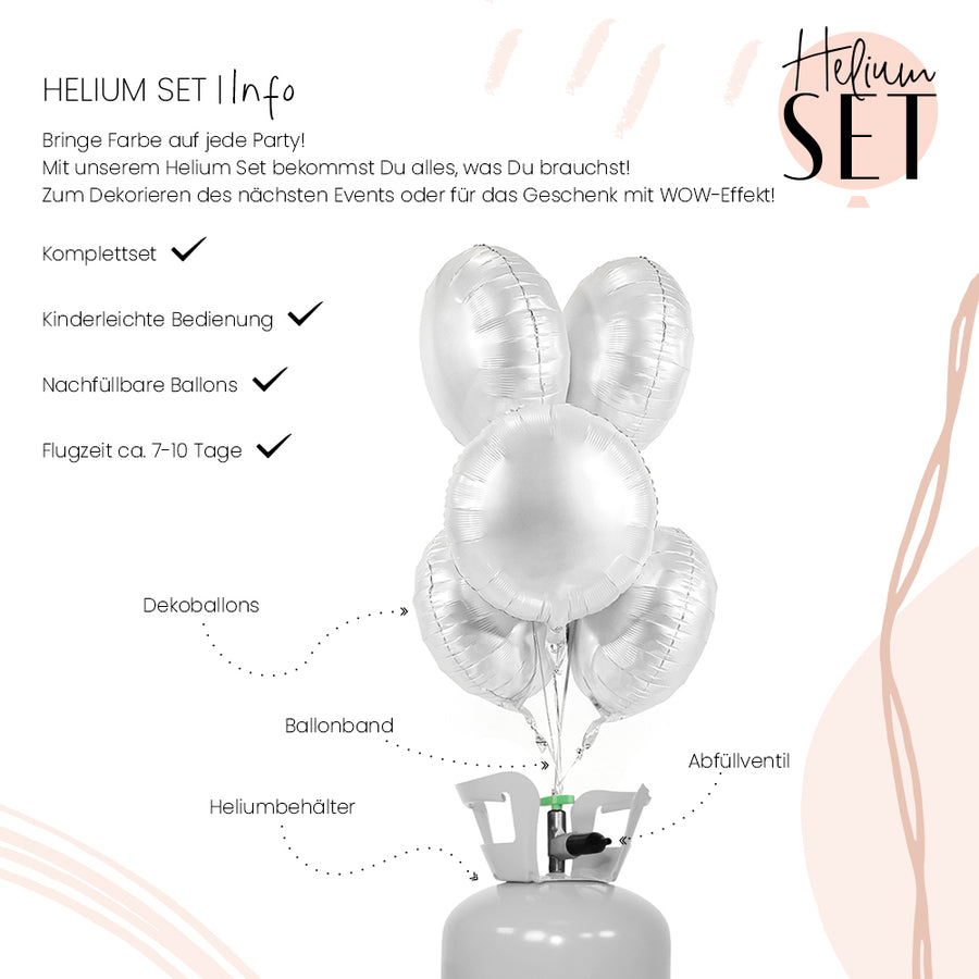 Helium Set - Matte - Simply White - Rund