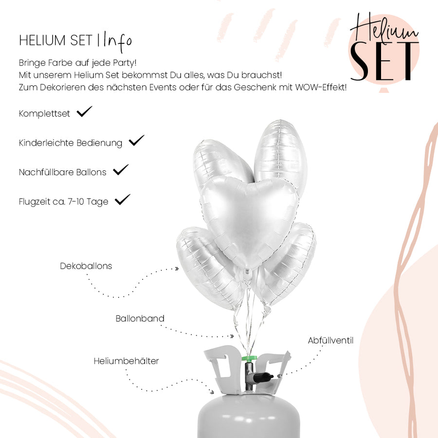 Helium Set - Matte - Simply White - Herz