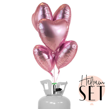 Helium Set - Matte - Blush Baby - Herz