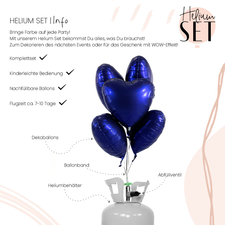 Helium Set - Matte - OH, SO BLUEtiful! - Herz