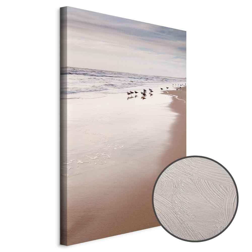 Leinwandbild - Autumn Beach (1 Part) Vertical