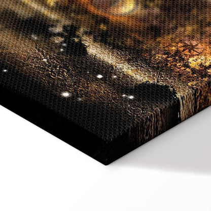 Leinwandbild - World at Night