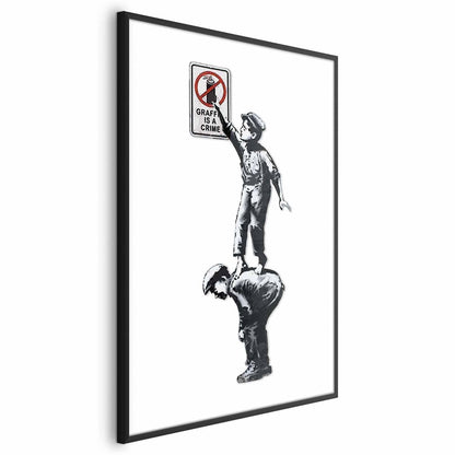 Poster - Graffiti is a Crime Artgeist