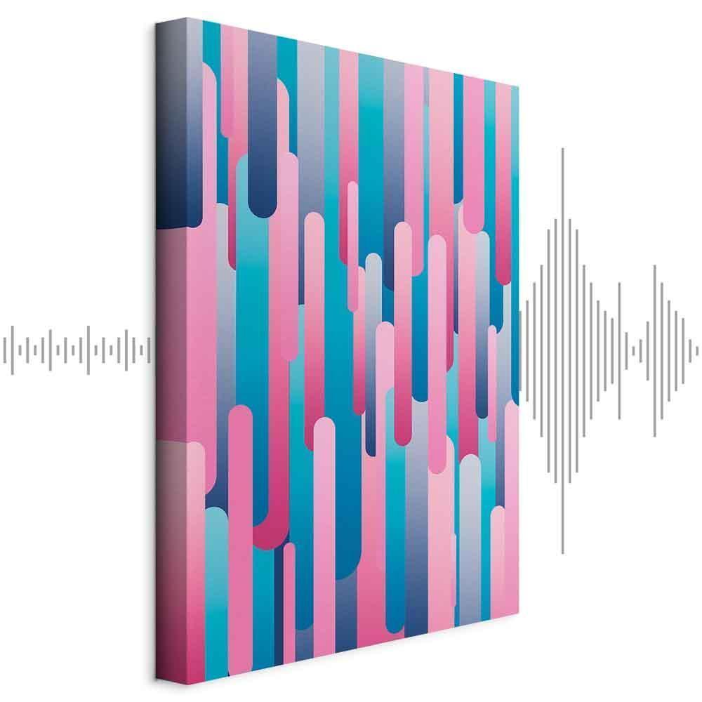 Leinwandbild - Colourful Pistons (1 Part) Vertical