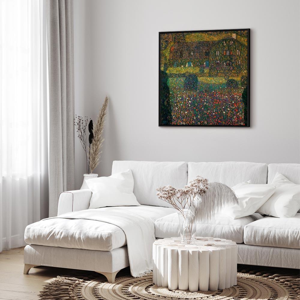 Leinwandbild - Gustav Klimt – Country House on the Attersee Lake