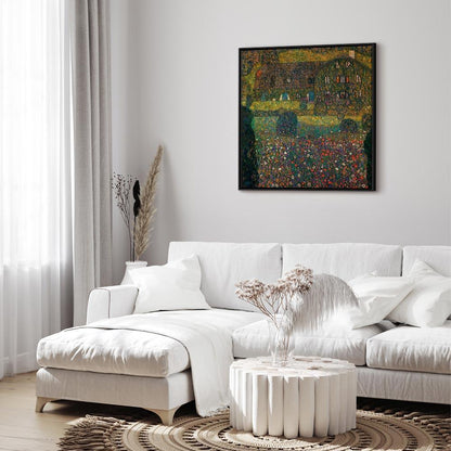 Leinwandbild - Gustav Klimt – Country House on the Attersee Lake