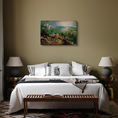 Leinwandbild - Pieter Bruegel the Elder – Landscape with the Fall of Icarus