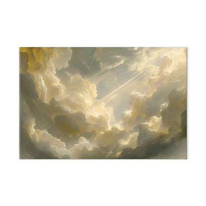 Leinwandbild - Enchanting Play of Colors Against a Backdrop of Clouds