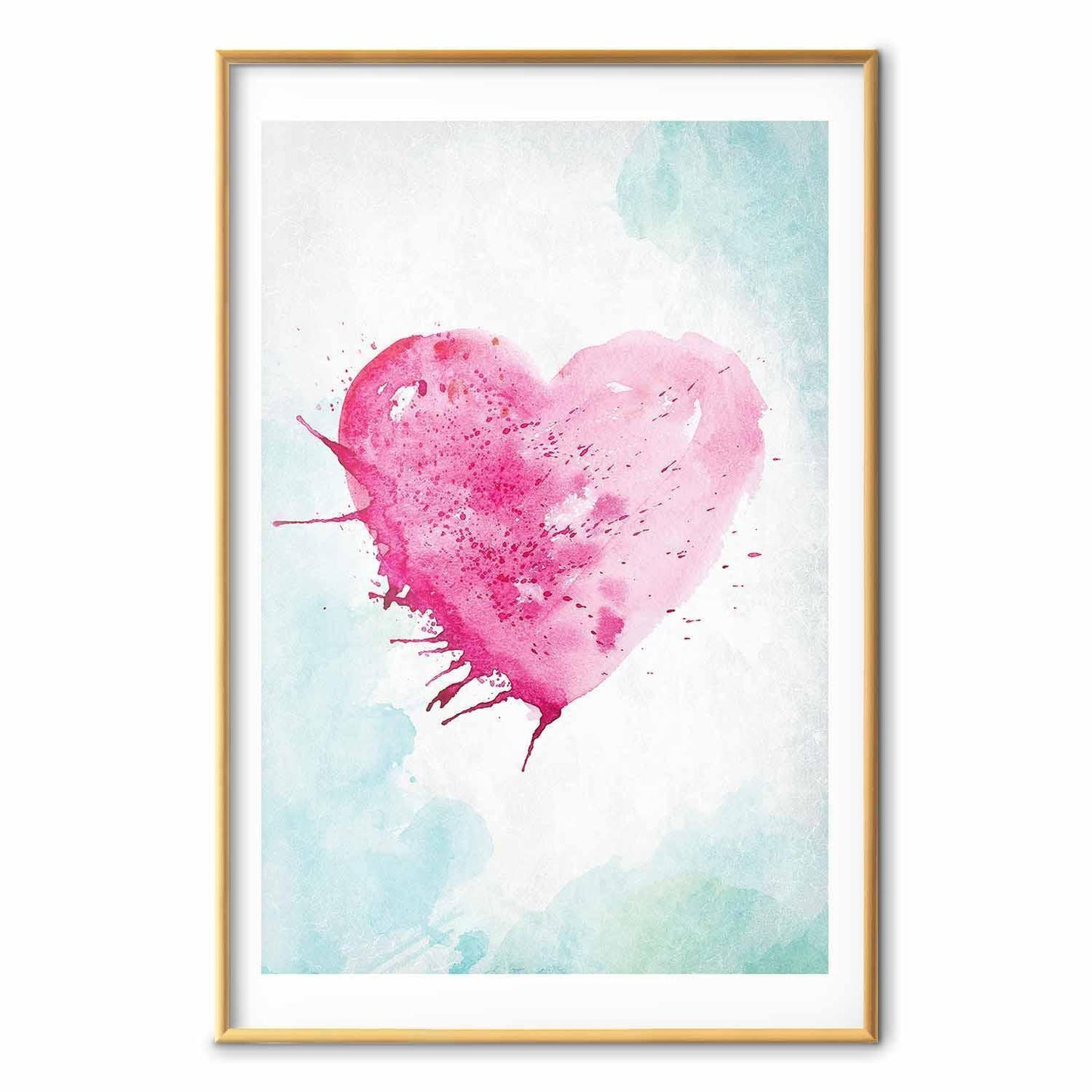 Poster - Watercolor Heart
