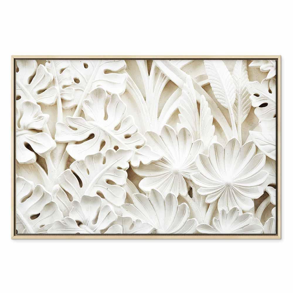 Leinwandbild - Ceramic Leaves (1 Part) Wide