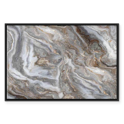 Leinwandbild - Stone abstractions – marble structures in neutral shades